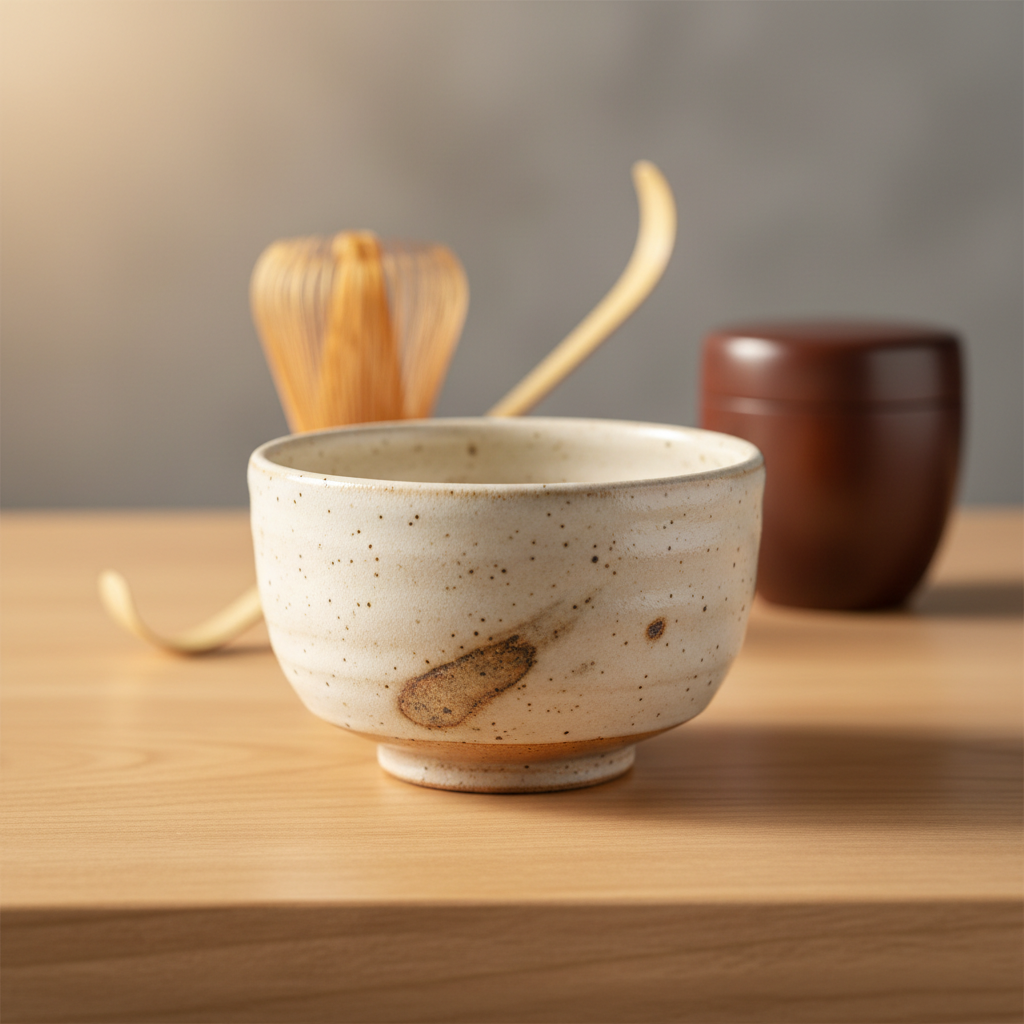 Keramikschale Chawan - Seitenansicht